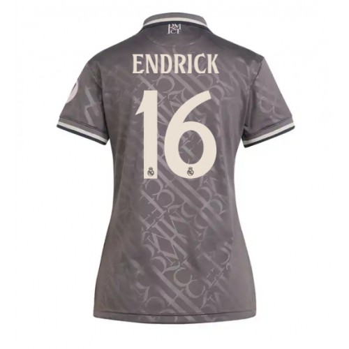 Fotbalové Dres Real Madrid Endrick #16 Dámské Alternativní 2024-25 Krátký Rukáv